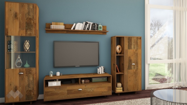 Секция Оливия модулни олд стайл