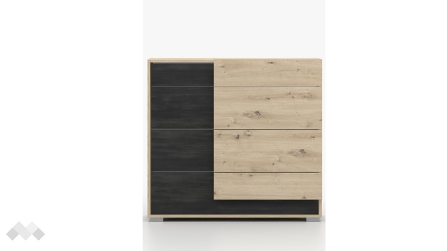 Скрин Бафра дъб артисан с тъмен норвежки бор