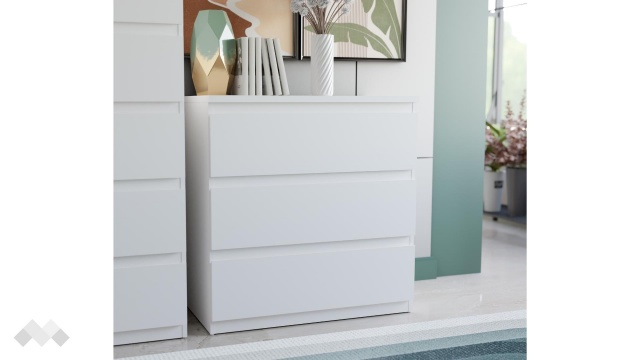 Скрин Едмор бял - МебелМаг Скрин Едмор бял