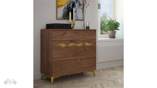 Скрин Кения колониален дъб със златно