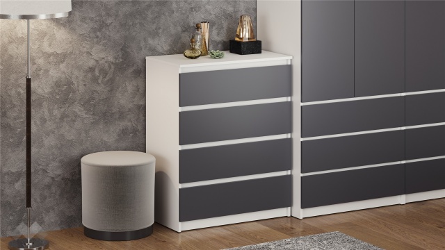 Скрин Никола бял с антрацит