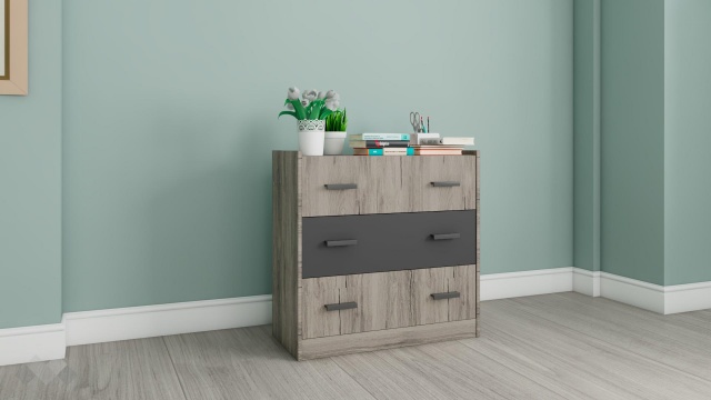 Скрин Спирит малта с антрацит - МебелМаг Скрин Спирит малта с антрацит