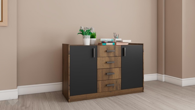 Скрин Хироу дъб вотан с черно шагре