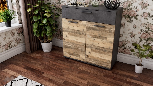 Скрин Стейси светъл олд стайл с матера - МебелМаг Скрин Стейси светъл олд стайл с матера