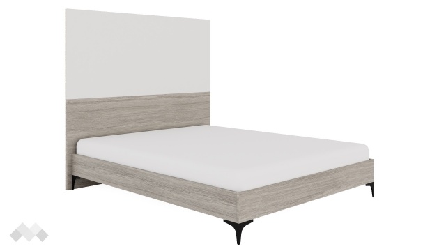 Спалня 160/200 Комо дъб ърбан ойстър с бяло