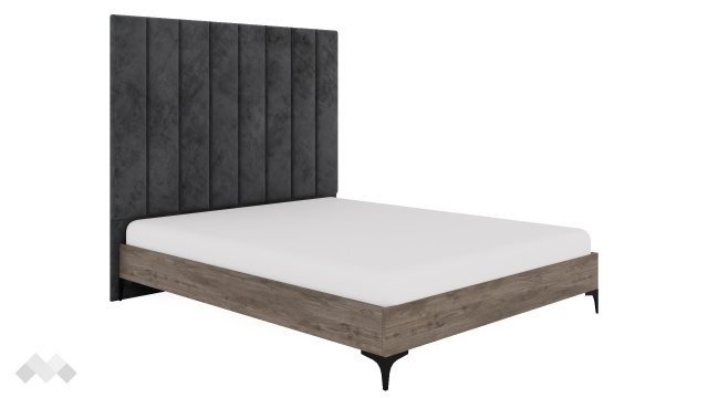 Спалня 160/200 Комо орех селект тъмен