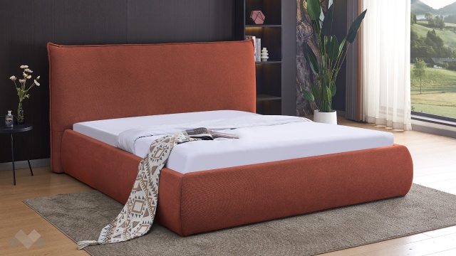 Тапицирана спалня 180/200 Оренда с включен матрак Sleep Nuvia 180/200 червен