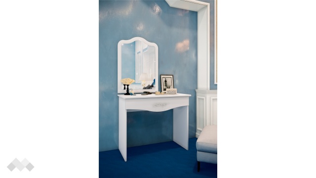 Тоалетка Елизабет бял - МебелМаг Тоалетка Елизабет бял