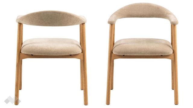 Трапезен стол Аделия бежов