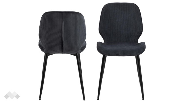 Трапезен стол Фемора антрацит - МебелМаг Трапезен стол Фемора антрацит