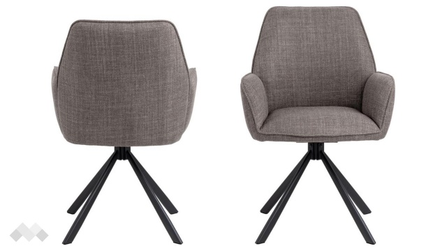 Трапезен стол Гленда пепелно сив - МебелМаг Трапезен стол Гленда пепелно сив