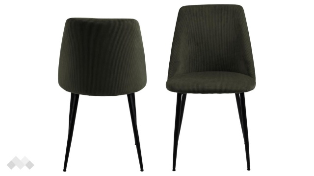 Трапезен стол Инес маслено зелен