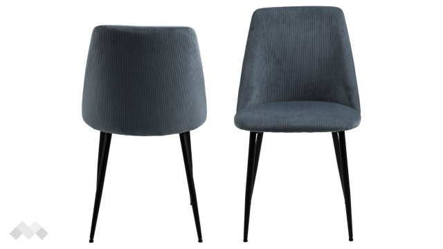 Трапезен стол Инес тъмно сив