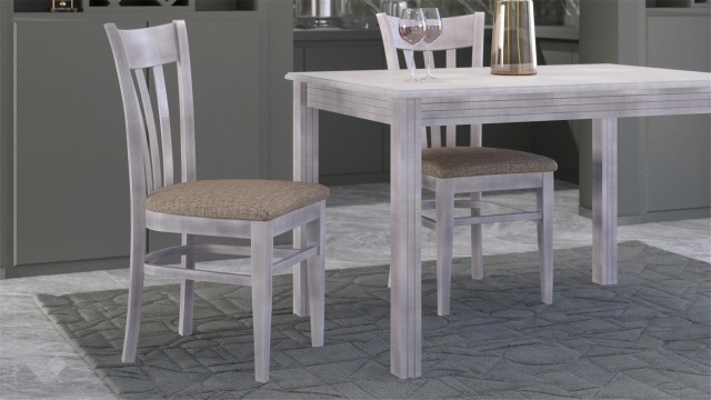 Трапезен стол Нора патина