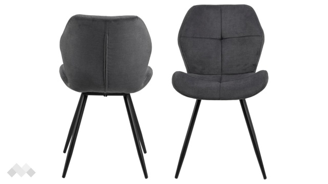 Трапезен стол Петра антрацит - МебелМаг Трапезен стол Петра антрацит