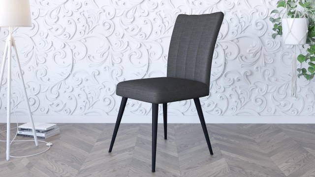 Трапезен стол Рафаел сив - МебелМаг Трапезен стол Рафаел сив