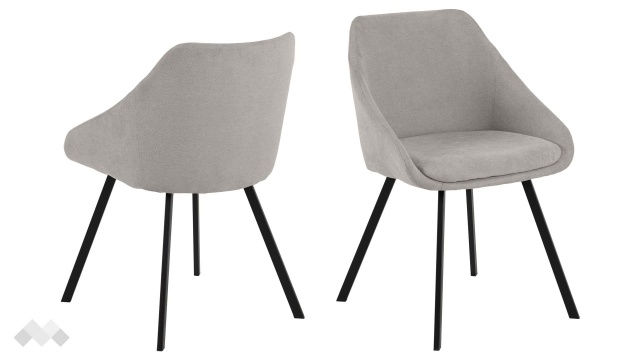 Трапезен стол Родос сив