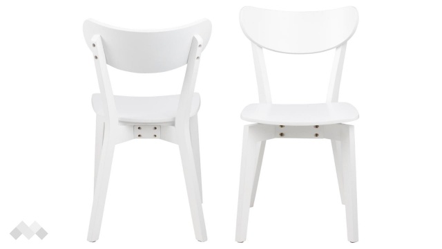 Трапезен стол Роксби бял