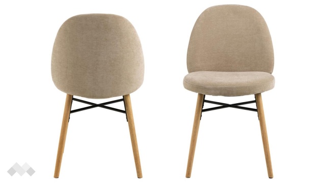 Трапезен стол София бежов