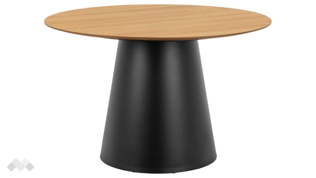 Трапезна маса Соли неразтегателни дъб натурал с черно