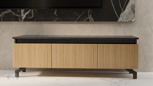 ТВ шкаф Дороти дъб гардън с дъб герано