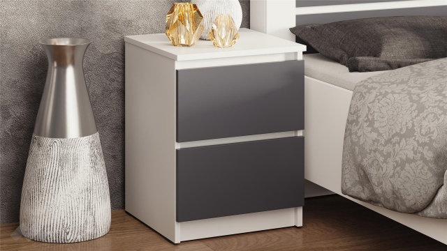 бял с антрацит