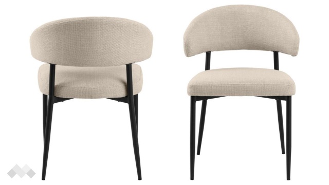 Трапезен стол Едина бежов