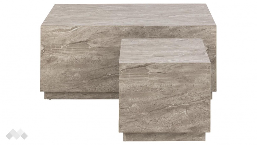 Холна маса Заре комплект маси сив мрамор - изглед 2