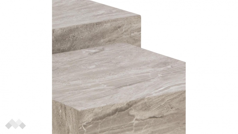 Холна маса Заре комплект маси сив мрамор - изглед 3