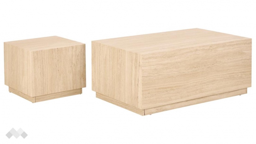 Холна маса Заре комплект маси травертин - изглед 2