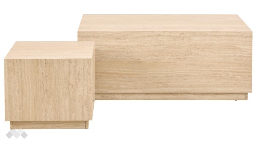 Холна маса Заре комплект маси травертин - изглед 3