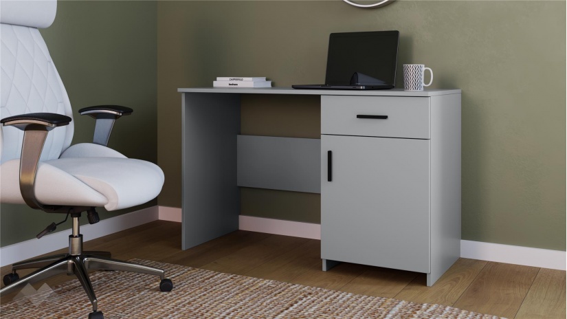 Бюро Скай нардо сив - изглед 1 - МебелМаг Бюро Скай нардо сив - изглед 1