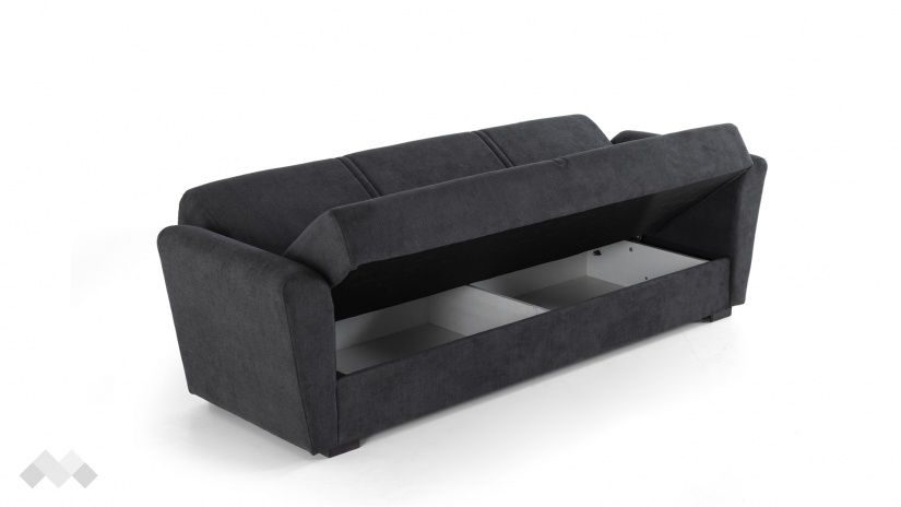 Диван Фокс триместни сив - изглед 4