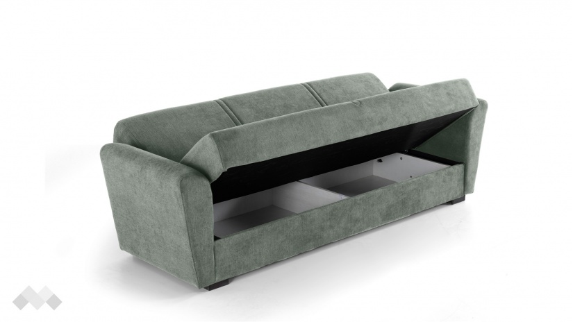 Диван Фокс триместни зелен - изглед 4