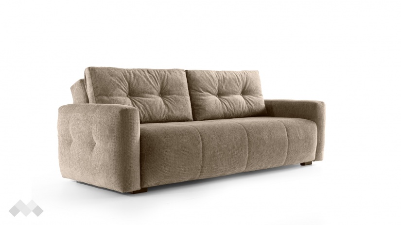 Диван Ролин Покет триместни кафяв - изглед 2 - МебелМаг Диван Ролин Покет триместни кафяв - изглед 2