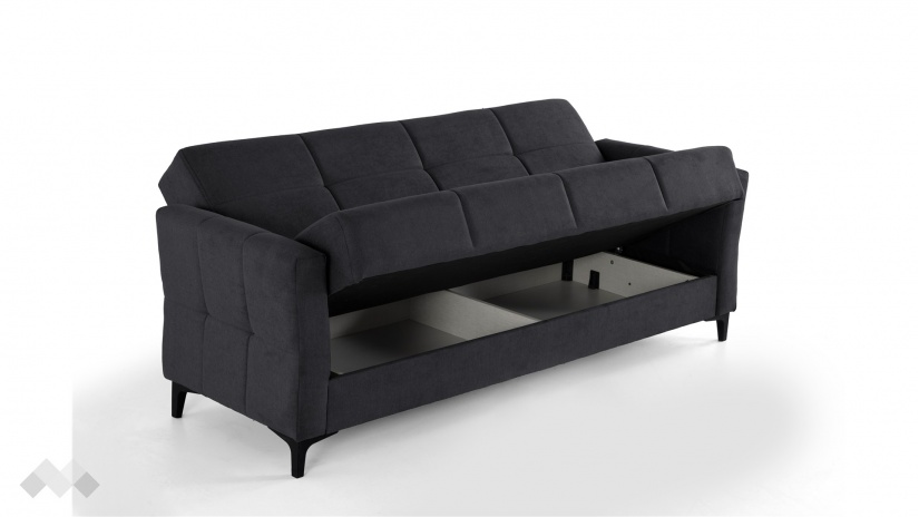 Диван Танго триместни графит - изглед 4