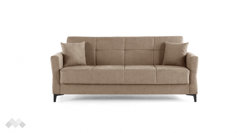 Диван Танго триместни кафяв - изглед 2