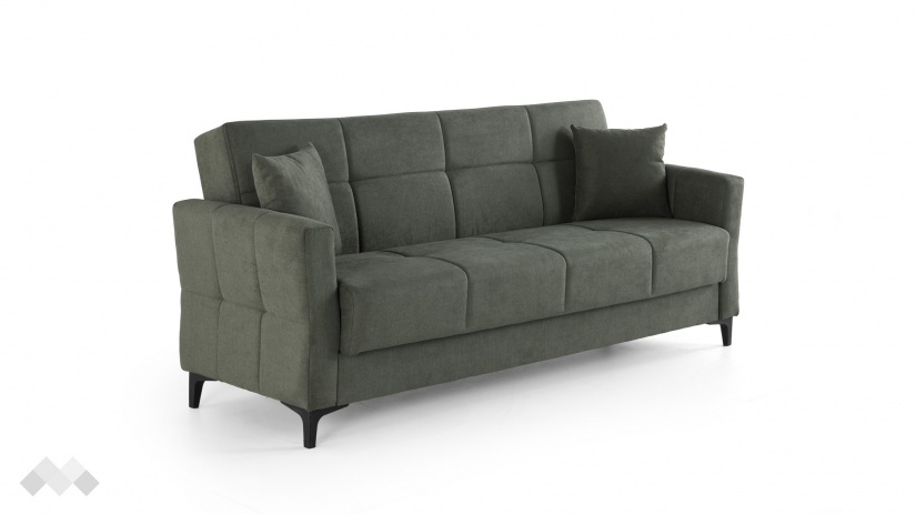 Диван Танго триместни зелен - изглед 3