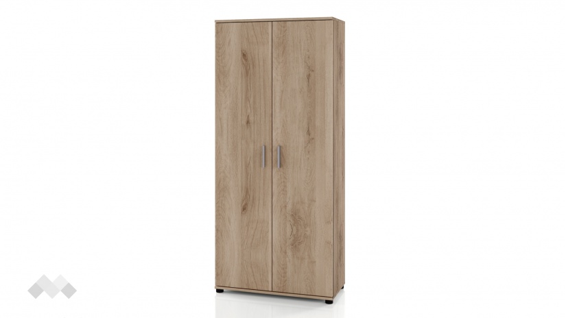 Гардероб Лизи двукрилни сонома арвен - изглед 1 - МебелМаг Гардероб Лизи двукрилни сонома арвен - изглед 1