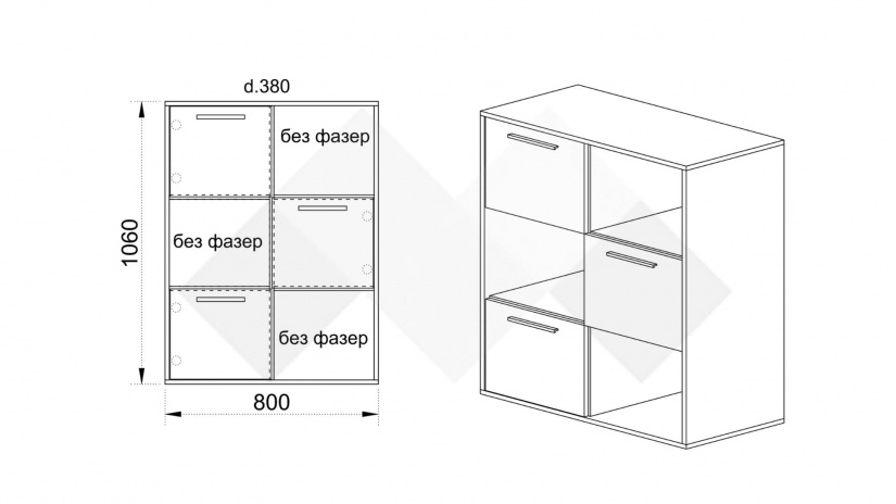 Етажерка Ерик олд стайл с графит - изглед 2 - МебелМаг Етажерка Ерик олд стайл с графит - изглед 2