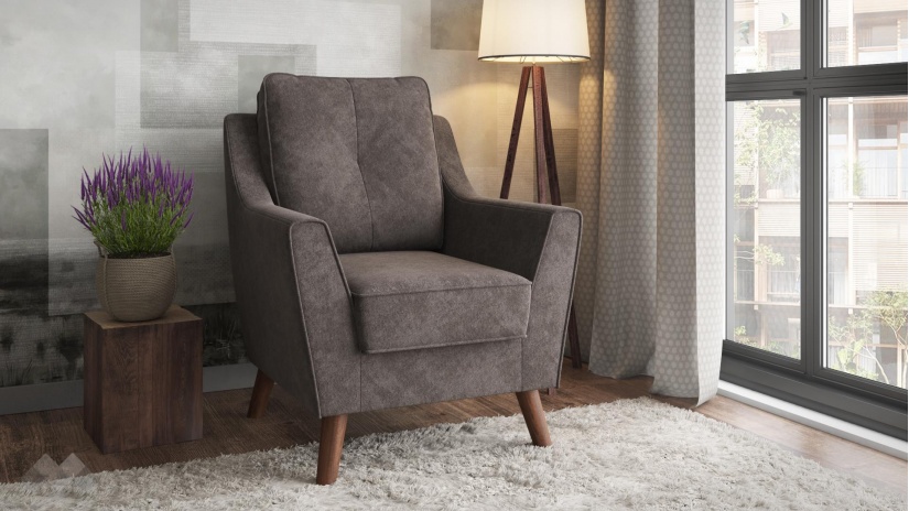 Фотьойл Мерива кафяв - изглед 1