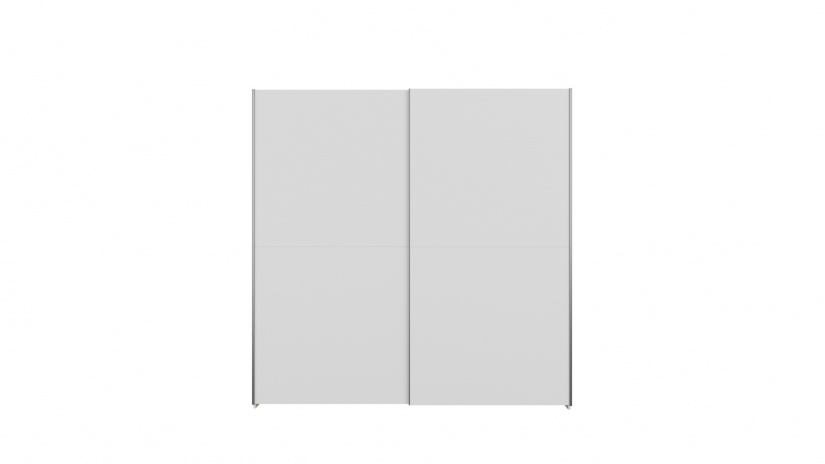 Гардероб Хомано с плъзгащи врати бял - изглед 4 - МебелМаг Гардероб Хомано с плъзгащи врати бял - изглед 4