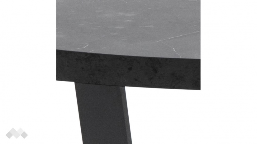 Холна маса Амбъл сив мрамор с черно - изглед 4