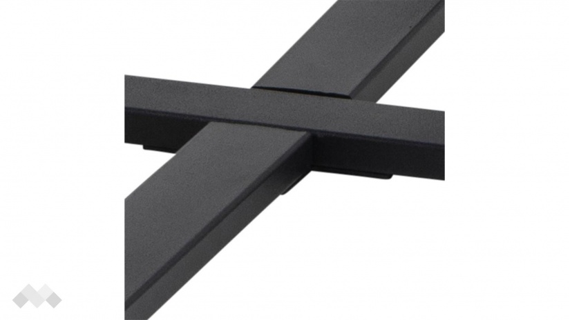 Холна маса Амбъл сив мрамор с черно - изглед 6