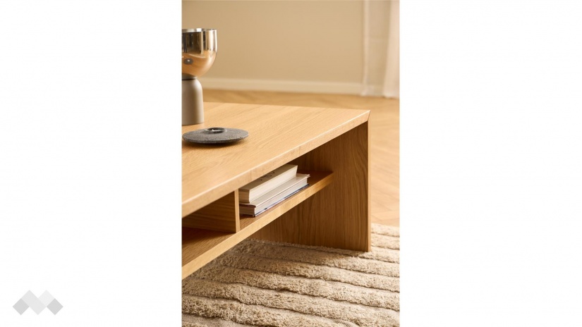 Холна маса Арлон дъб натурал - изглед 5