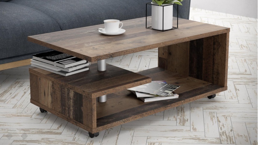 Холна маса Байли тъмен олд стайл - изглед 1 - МебелМаг Холна маса Байли тъмен олд стайл - изглед 1