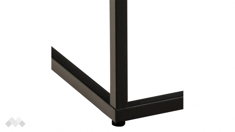 Холна маса Бароса черен мрамор с черно - изглед 4