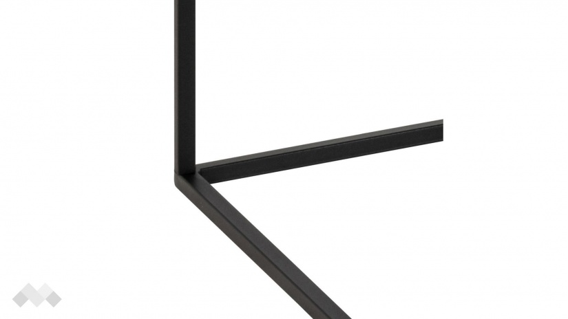 Холна маса Бароса черен мрамор с черно - изглед 5