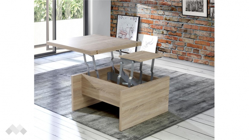 Холна маса Белами дъб сонома - изглед 8 - МебелМаг Холна маса Белами дъб сонома - изглед 8