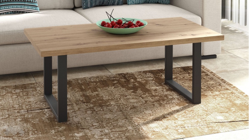 Холна маса Елиан дъб артисан - изглед 1 - МебелМаг Холна маса Елиан дъб артисан - изглед 1
